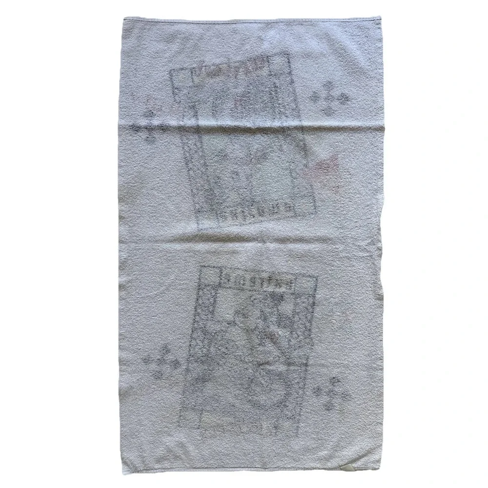 VTG Mickey Mouse Beach‎ Towel Extreme Team Motocross Biker USA 40